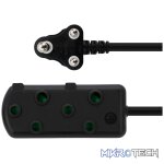 Ellies Side by Side Light Duty Extension Lead - 10m - Black - Image 3