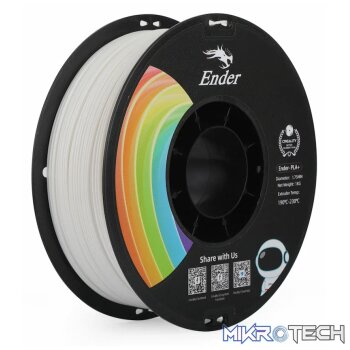 Ender PLA+ Filament - White - 1kg