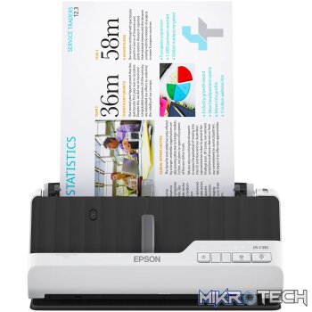 Epson DS-C330 Compact deskop scanner; Ultra-compact.Scan passports; receipts; invoices; cards and more