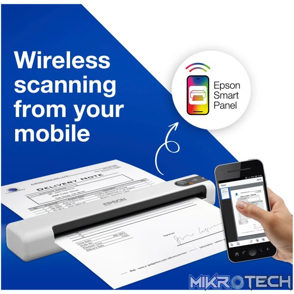 Epson WorkForce DS-80W Wireless Mobile Scanner - Image 5