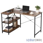 Everfurn Anthony L-Shaped Corner Work Desk - Steel Frame - Image 2