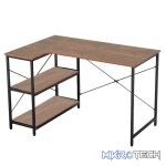 Everfurn Anthony L-Shaped Corner Work Desk - Steel Frame - Image 7