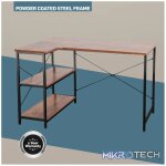 Everfurn Anthony L-Shaped Corner Work Desk - Steel Frame - Image 10