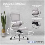 Everfurn Dakota Ergo Mid-Back - Image 2