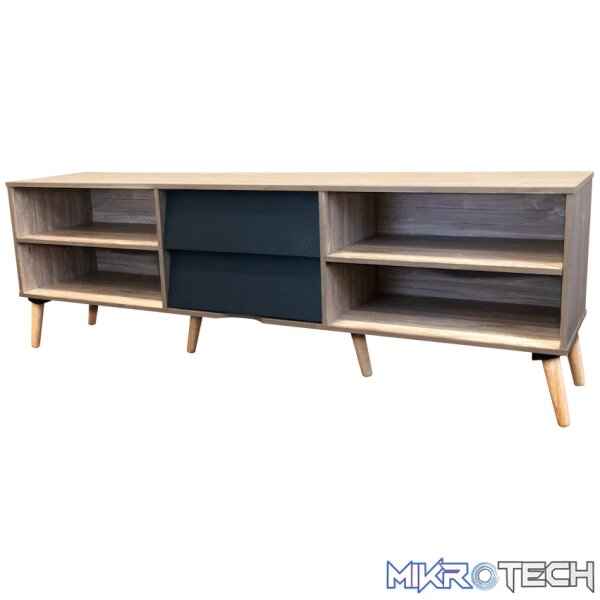 Everfurn Everest Tall TV Stand - 2 Drawers - Image 3