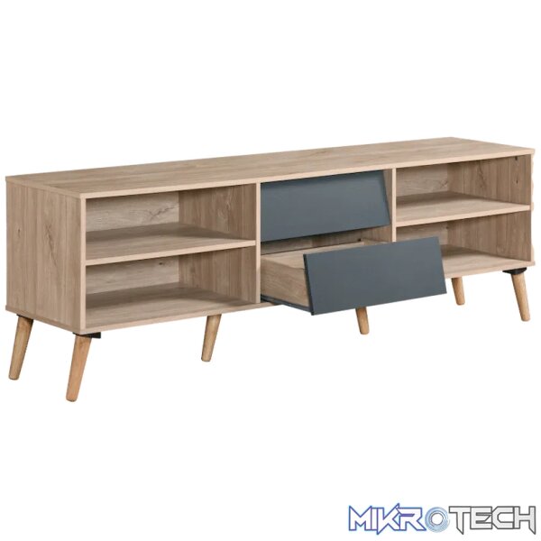 Everfurn Everest Tall TV Stand - 2 Drawers Everfurn Everest Tall TV Stand - 2 Drawers