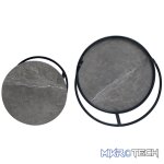 Everfurn Indus Nesting Coffee Table Marble Grey 2 - Piece - Image 3