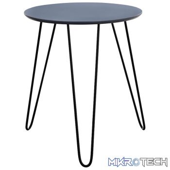 Everfurn Juniper Coffee Table - Grey and Black Frame
