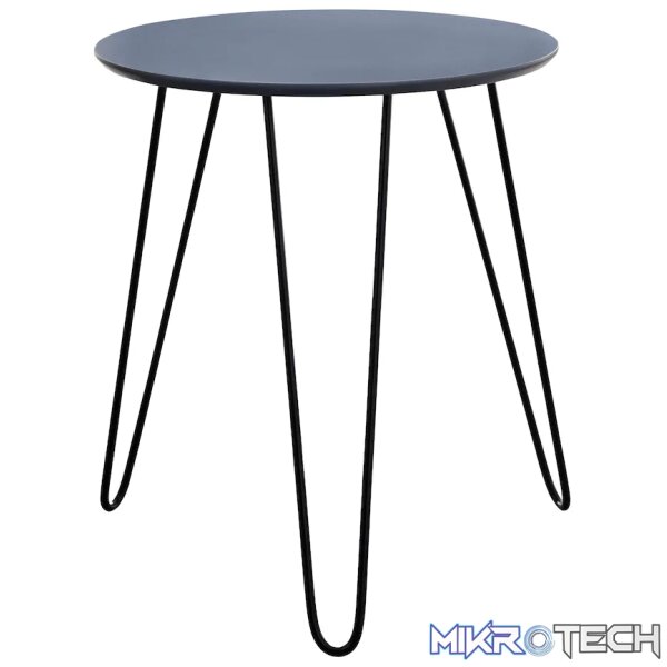 Everfurn Juniper Coffee Table - Grey and Black Frame Everfurn Juniper Coffee Table - Grey and Black Frame