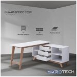 Everfurn Lunar Office Desk - 2 Boxes - Image 3