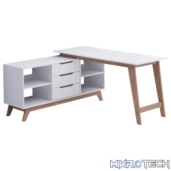 Everfurn Lunar Office Desk - 2 Boxes Everfurn Lunar Office Desk - 2 Boxes