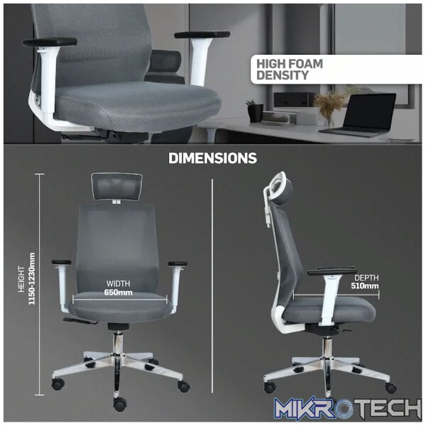 Everfurn Mercury High Back Office Chair - Image 13