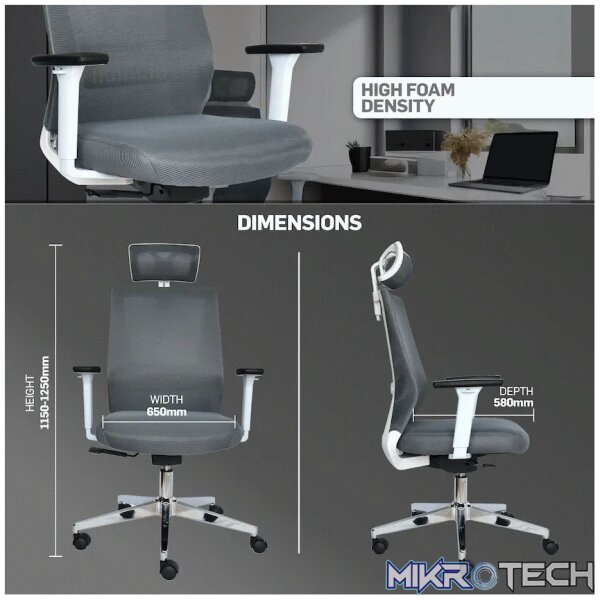 Everfurn Mercury High Back Office Chair - Image 8