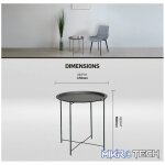 Everfurn Nala Side Table Black - Image 4
