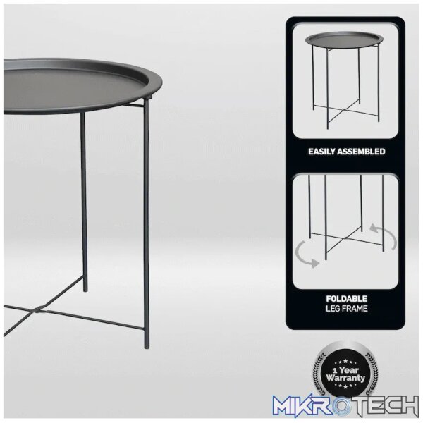 Everfurn Nala Side Table Black - Image 5