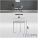 Everfurn Nala Side Table - White - Image 3