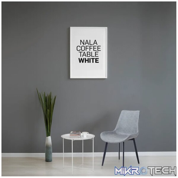 Everfurn Nala Side Table - White - Image 5