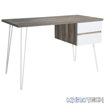 Everfurn Noble Desk with Two Drawers
