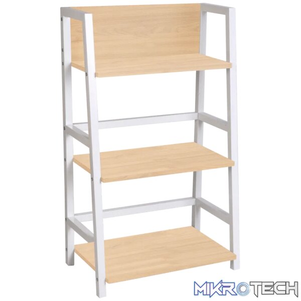 Everfurn Orchid Bookshelf with Powder-Coated Steel Frame Everfurn Orchid Bookshelf with Powder-Coated Steel Frame