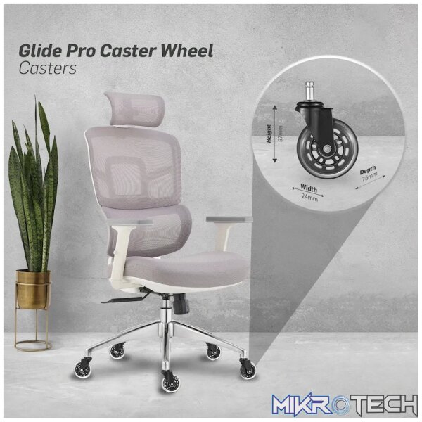 Everfurn Premium Glide Pro Caster Wheel - Image 3