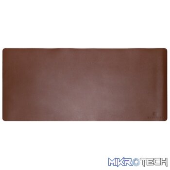 Everfurn Prime Faux Leather Desk Mat - Brown
