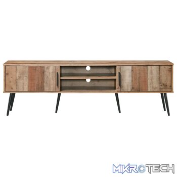 Everfurn Vernice TV Stand - 1800w with Two Cupboards