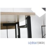 Everfurn Viron Folding Desk with 2-Prong Plugs and USB - Image 6