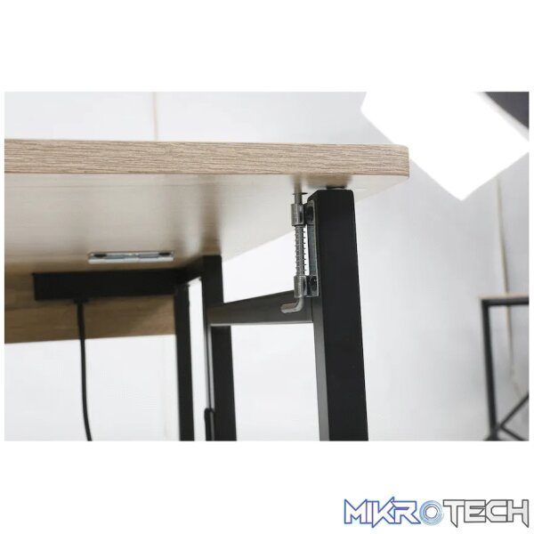 Everfurn Viron Folding Desk with 2-Prong Plugs and USB - Image 6