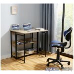 Everfurn Viron Folding Desk with 2-Prong Plugs and USB - Image 7