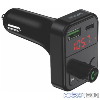 FM310 FM TRANSMITTER USB TYPE-C LED BT B