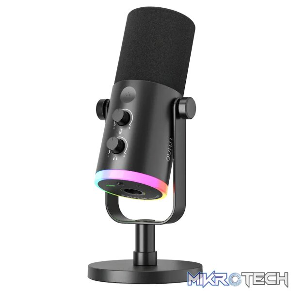 Fifine AM8 NEO RGB Dual Port Microphone with Stand - Image 2