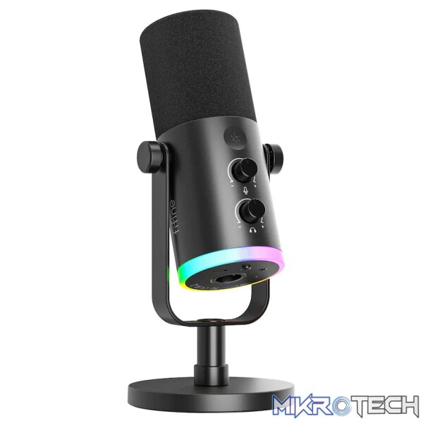 Fifine AM8 NEO RGB Dual Port Microphone with Stand - Image 5