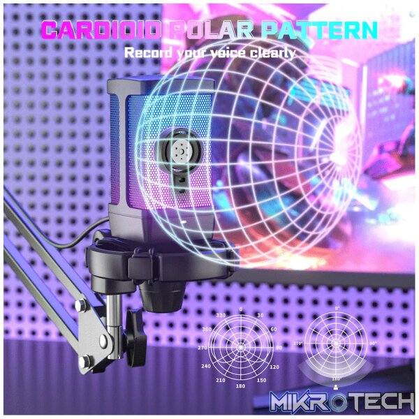 Fifine Q6T Microphone with Pop Filter and Shock Mount Kit - Image 7