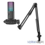 Fifine T669 Pro3 USB Microphone with Pop Filter and Boom Arm Stand - Image 2