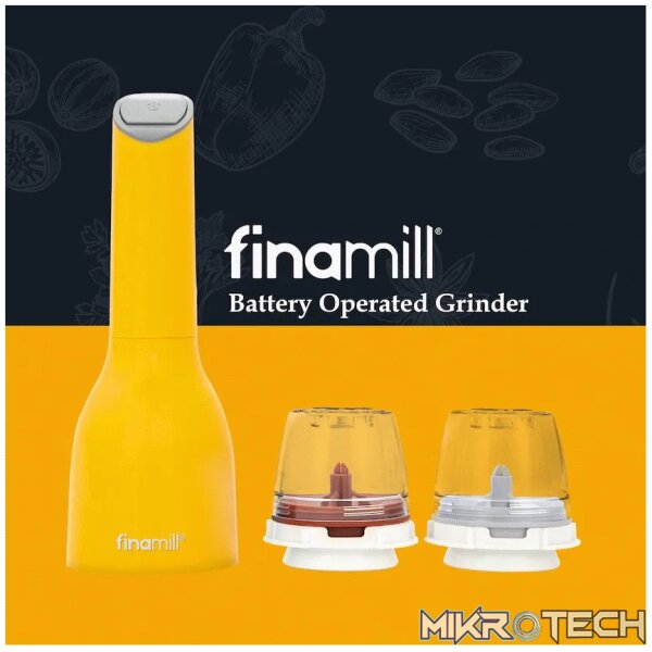 FinaMill Battery-Operated Grinder - Canary - Image 5