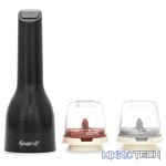 Finamill Battery-Operated Grinder - Midnight Black