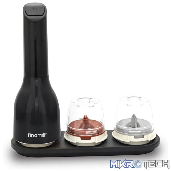 Finamill Battery-Operated Grinder - Midnight Black - Image 4