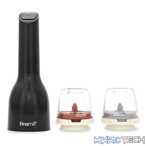 Finamill Battery-Operated Grinder - Midnight Black - Image 6