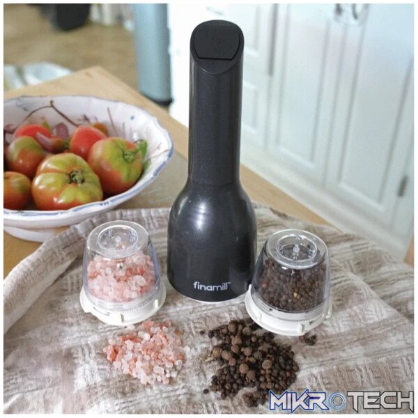 Finamill Battery-Operated Grinder - Midnight Black - Image 9