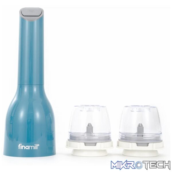 Finamill Battery Operated Grinder - Ocean Blue Finamill Battery Operated Grinder - Ocean Blue