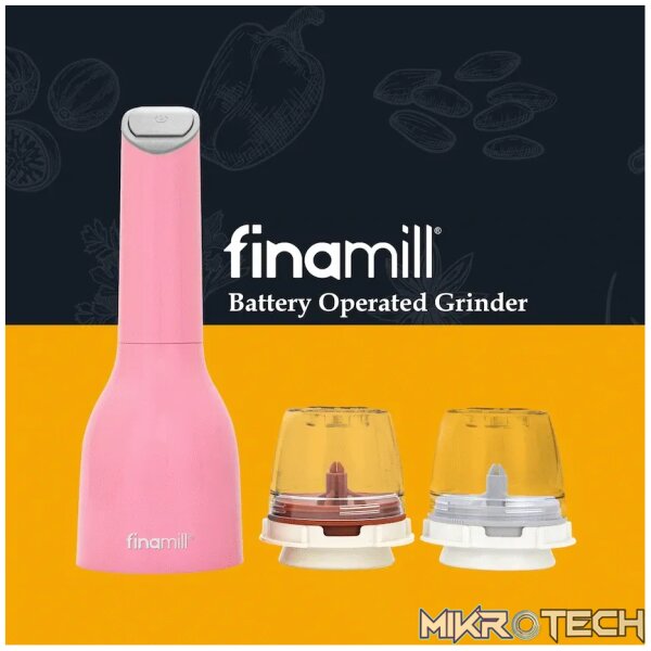 Finamill Battery-Operated Grinder - Pink - Image 5