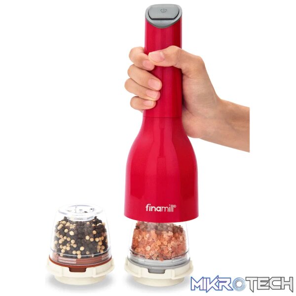 Finamill Battery-Operated Grinder - Sangria - Image 2