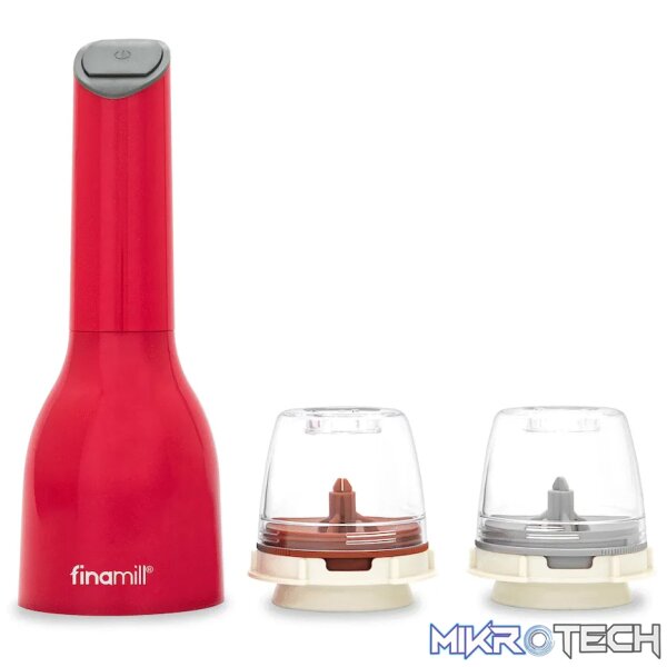 Finamill Battery-Operated Grinder - Sangria Finamill Battery-Operated Grinder - Sangria