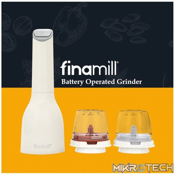 Finamill Battery-Operated Grinder - Soft Cream - Image 5
