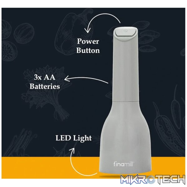 Finamill Battery-Operated Grinder - Stone - Image 5