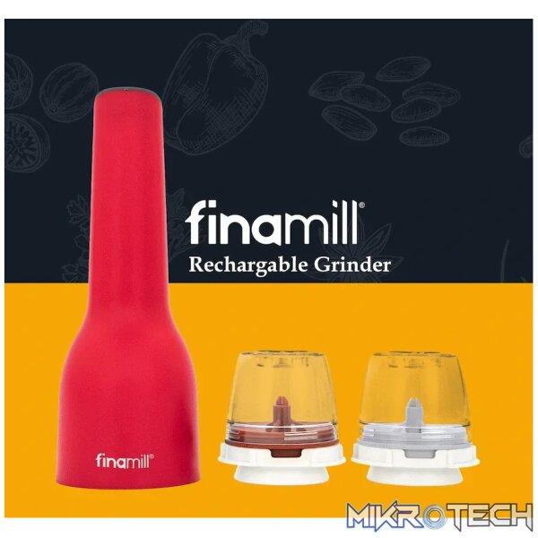 Finamill Rechargeable Grinder - Sangria - Image 5