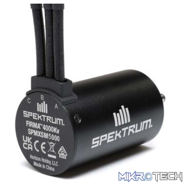 Firma 3660-4000Kv 4-Pole Sensorless Brushless Motor: 5mm Firma 3660-4000Kv 4-Pole Sensorless Brushless Motor: 5mm