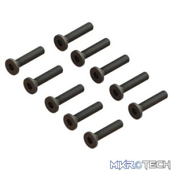 Flat Head Screw M2.5x12mm (10pcs)