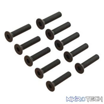Flat Head Screw M2x10mm (10pcs)