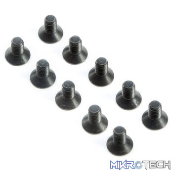 Flat Head Screws M4 x 8mm (10)
